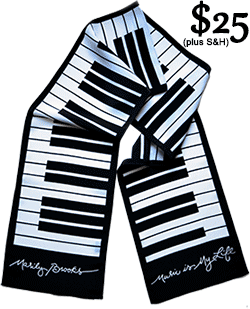 Signature Marilyn Brooks Piano Scarf