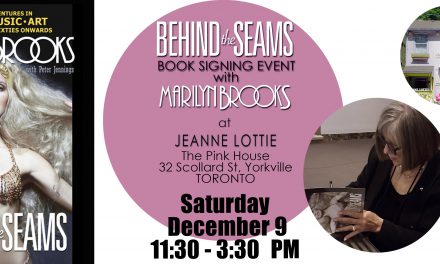 BEHIND THE SEAMS  Book Signing Dec 9 at Jeanne Lottie’s The Pink House in Yorkville