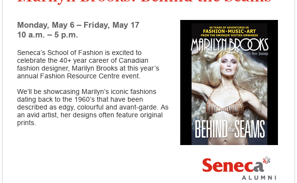 Seneca’s School of Fashion is Celebrating 40+ of Marilyn Brooks’ Fashions