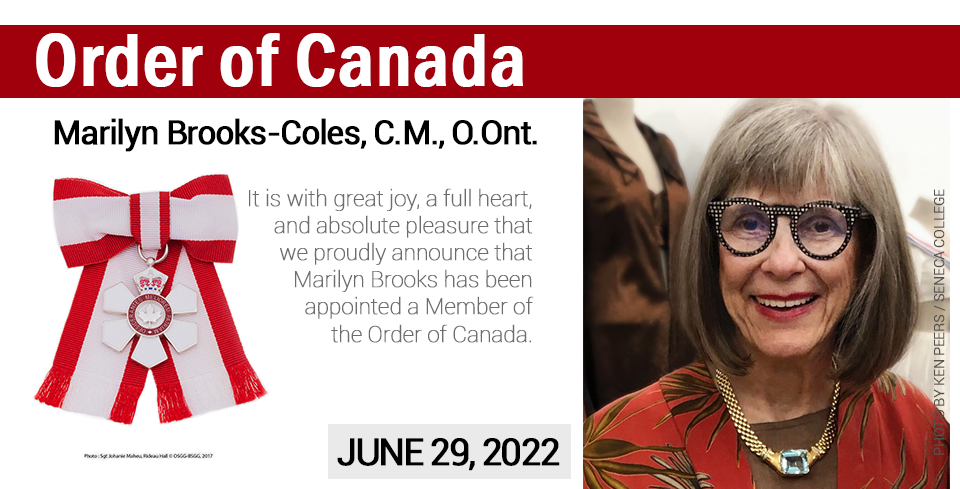 Marilyn Brooks - Member of the Order of Canada