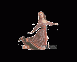 1971 | "I always had a theme for my collections each season", says Brooks of this gypsy dress