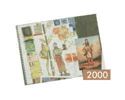 2000 | Collage of inspirations of
Brooks' fall collection.