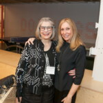 Designer Marilyn Brooks with Barbara Atkin, retired VP of Fashion Direction at Holt Renfrew.