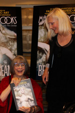 Model Anita Laurent with Marilyn Brooks. Photo by Toni Coles.